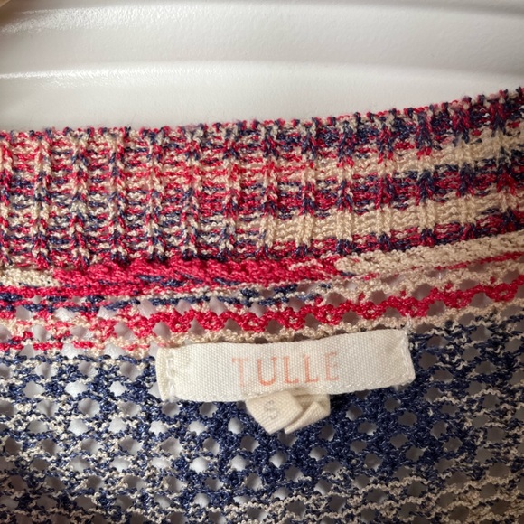 Tulle Split Hem Sweater (Small) - Picture 4 of 6